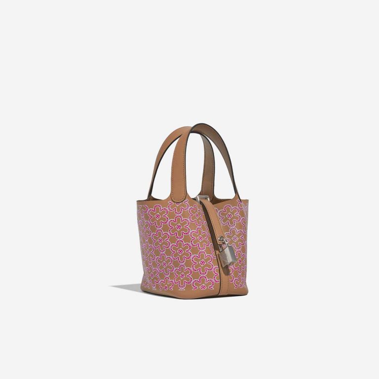 Hermès Picotin 14 ChaiRoseBlanc Side Front  | Sell your designer bag on Saclab.com