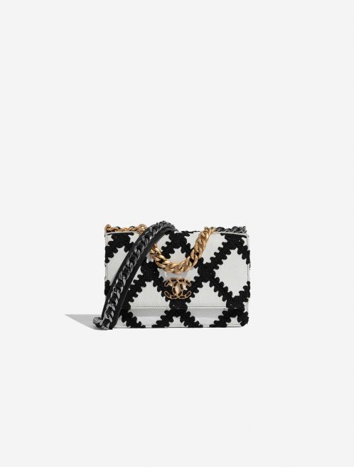 Chanel 19 WOC WhiteBlack Front  | Sell your designer bag on Saclab.com