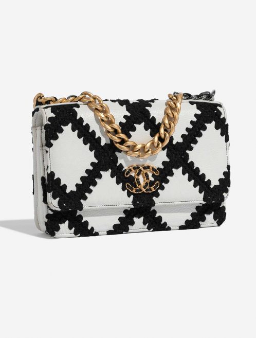Chanel 19 WOC WhiteBlack Side Front  | Sell your designer bag on Saclab.com