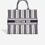 Dior BookTote Large Beige-Blue Front  | Sell your designer bag on Saclab.com