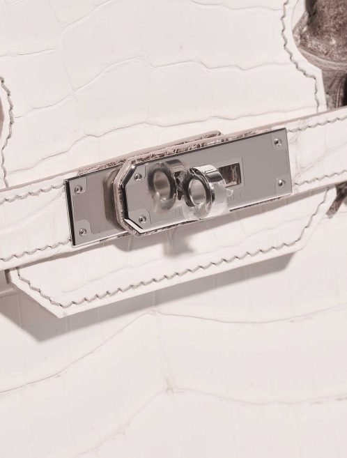Hermès Birkin 30 Himalaya Closing System  | Sell your designer bag on Saclab.com