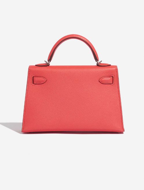 Hermès Kelly Mini RoseJaipur-RougeVif Back  | Sell your designer bag on Saclab.com
