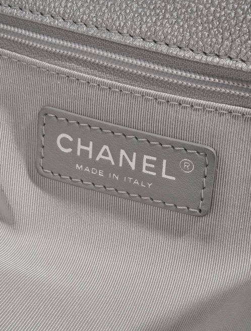 Chanel Backpack Silver Logo  | Sell your designer bag on Saclab.com