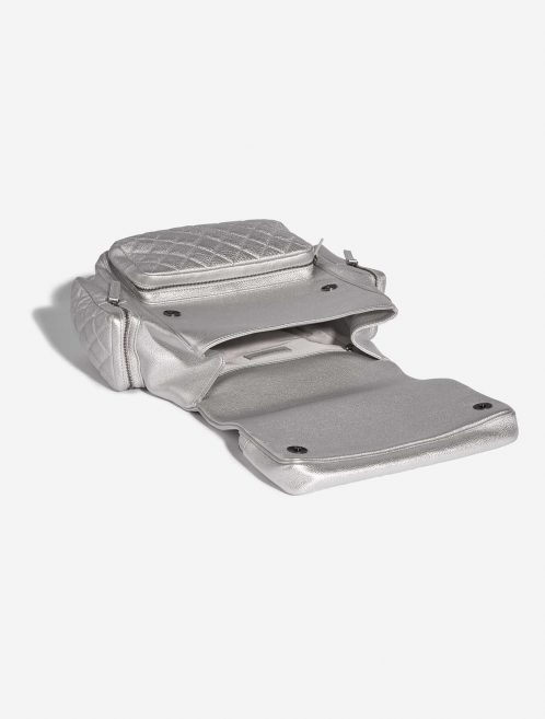 Chanel Backpack Silver Inside  | Sell your designer bag on Saclab.com