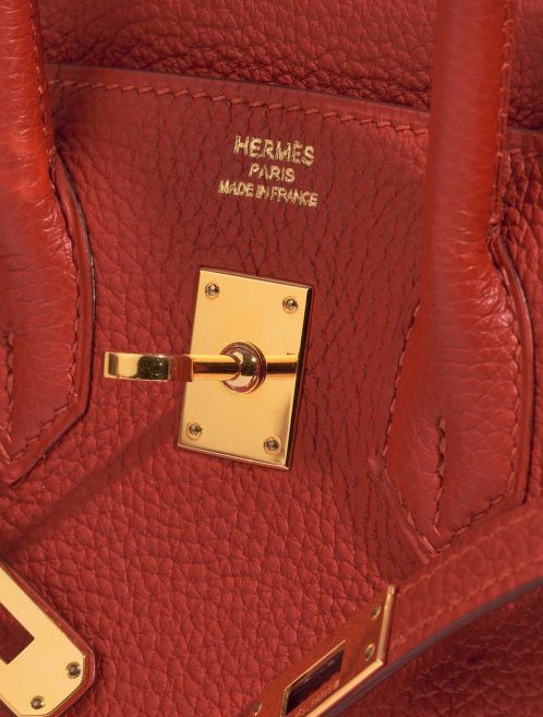 Hermès Birkin 25 RougeVermillion Logo  | Sell your designer bag on Saclab.com