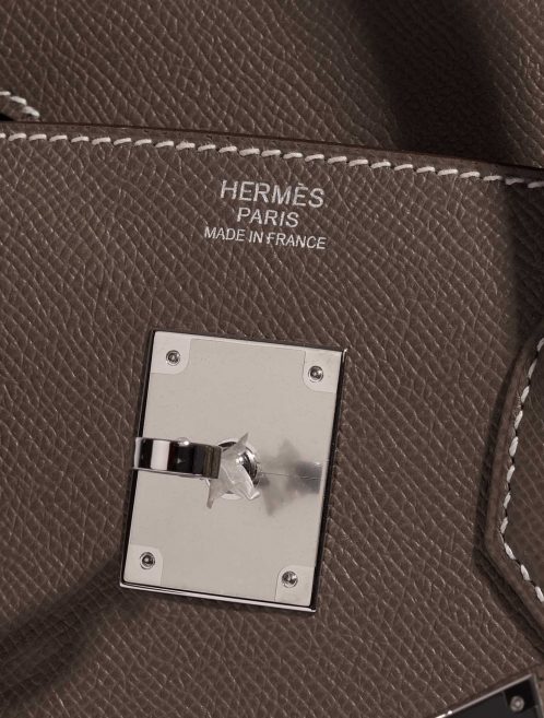 Hermès Birkin 30 Etoupe Logo  | Sell your designer bag on Saclab.com
