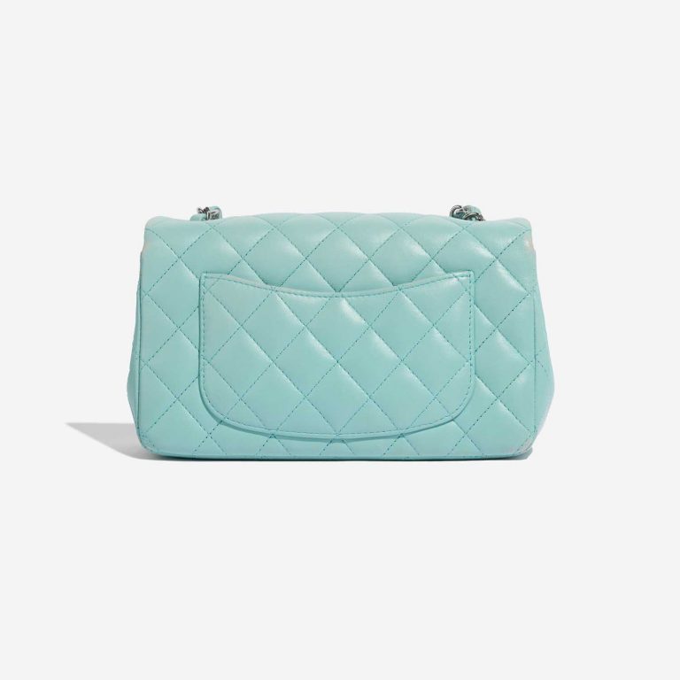 Chanel Timeless MiniRectangular TiffanyBlue Back  | Sell your designer bag on Saclab.com