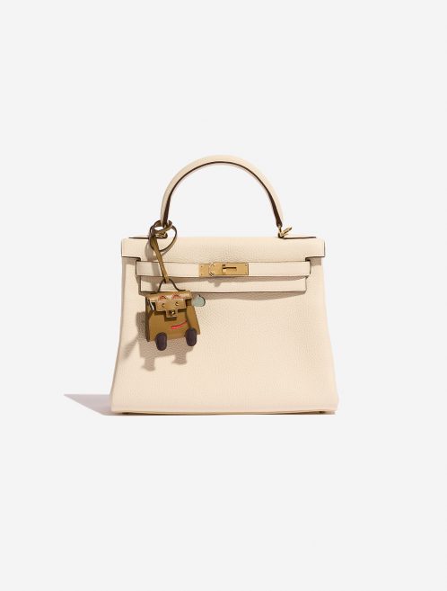Hermès KellyDollBagCharm OneSize Chai-Chocolat-Capucine-Beton  Front  | Sell your designer bag on Saclab.com