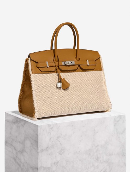 Hermès BirkinFray 35 Gold Front  | Sell your designer bag on Saclab.com