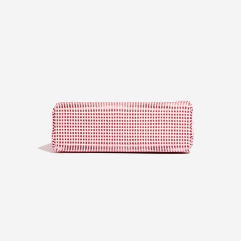 Hermès Herbag 31 EcruBlanc-Framboise-Rouge Bottom  | Sell your designer bag on Saclab.com