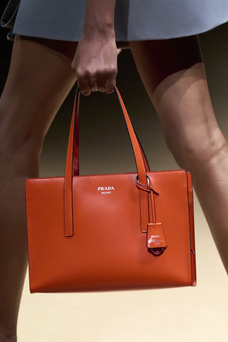 Prada orange 1995 bag