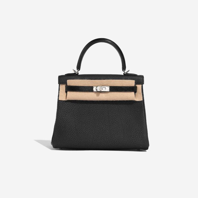 Hermès KellyTouch 25 Black Front Velt | Sell your designer bag on Saclab.com