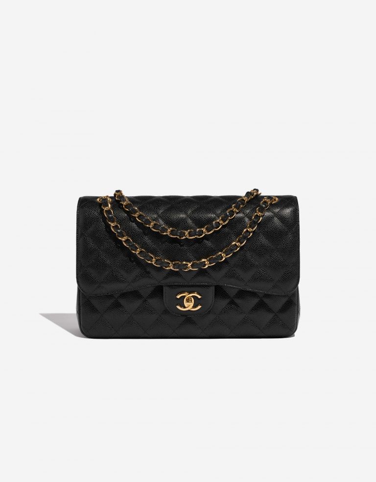 Chanel Timeless Jumbo Black Front  | Sell your designer bag on Saclab.com