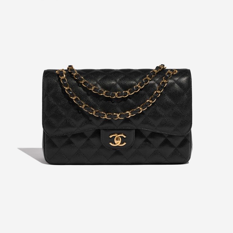 Chanel Timeless Jumbo Black Front  | Sell your designer bag on Saclab.com
