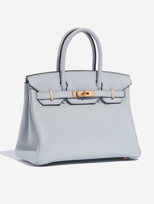 Hermès Birkin 30 BluePale Side Front  | Sell your designer bag on Saclab.com