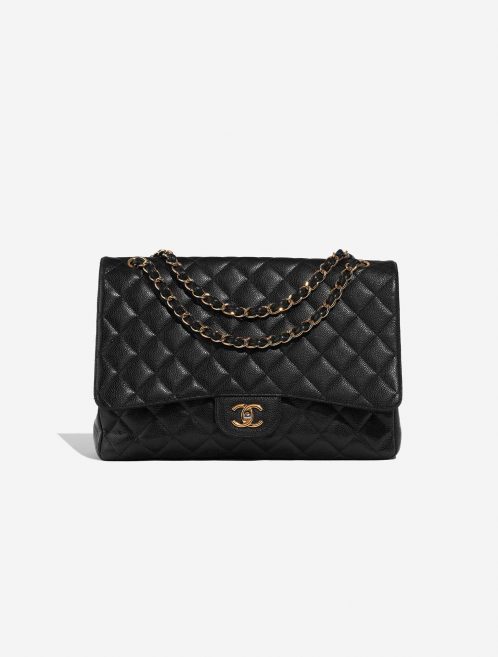 Chanel Timeless Maxi Black Front  | Sell your designer bag on Saclab.com