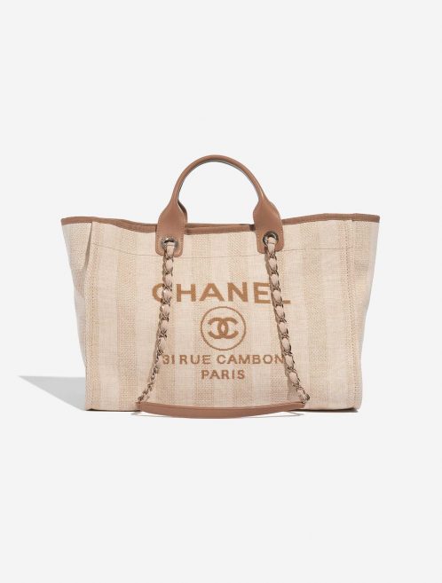 Chanel Deauville Medium Beige Front  | Sell your designer bag on Saclab.com