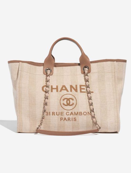 Chanel Deauville Medium Beige Front  | Sell your designer bag on Saclab.com