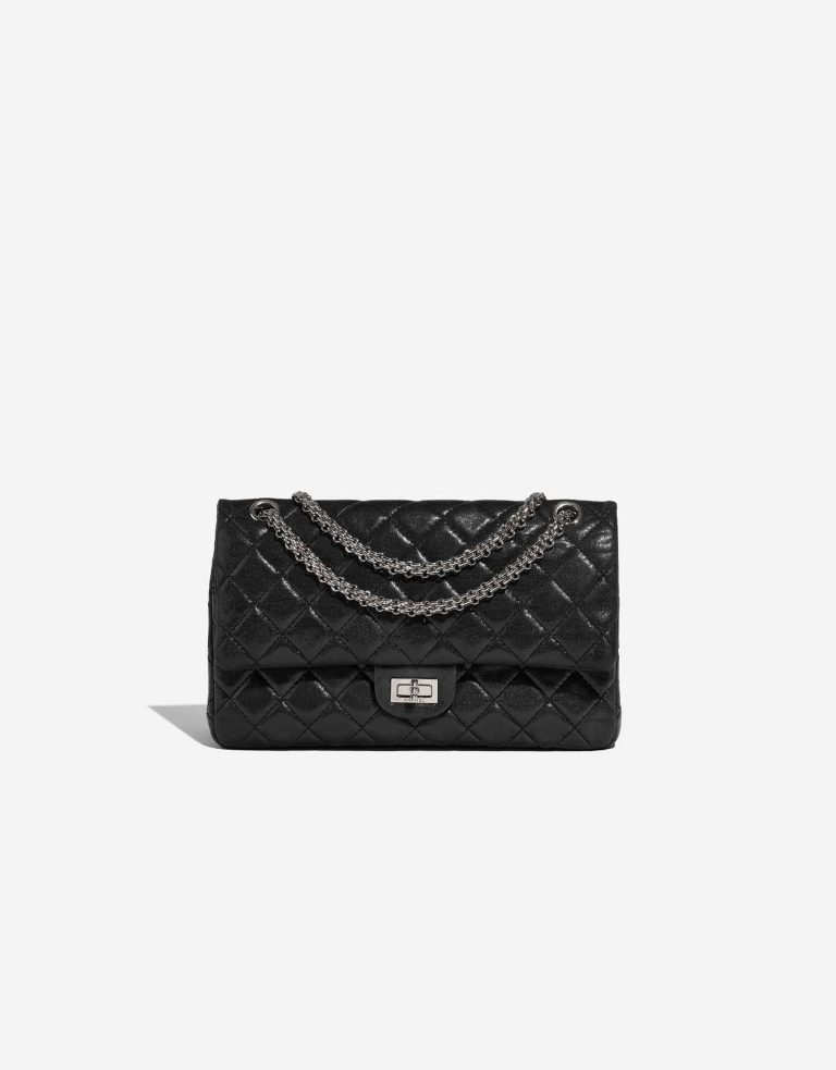 Chanel 255 226 Black Front  | Sell your designer bag on Saclab.com
