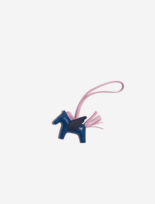 Hermès RodeoPegasus PM BluedeFrance-MauveSylvestre-BlueSaphir Front  | Sell your designer bag on Saclab.com