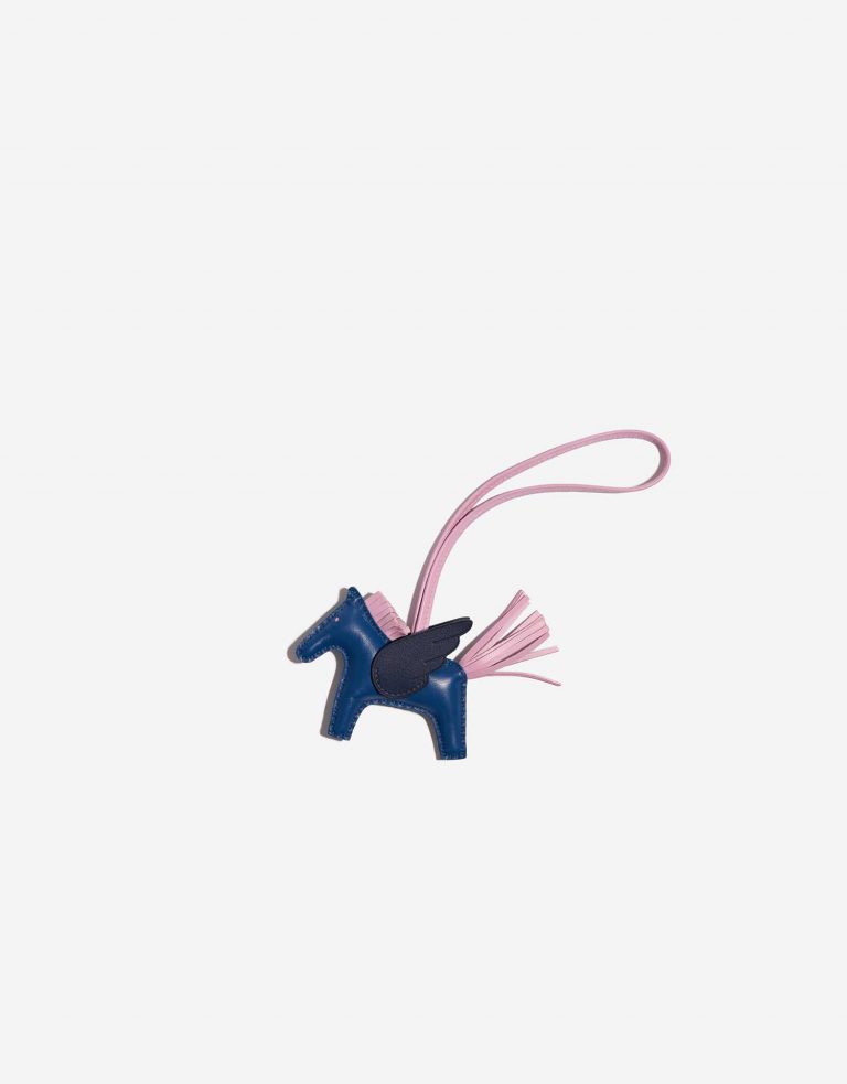 Hermès RodeoPegasus PM BluedeFrance-MauveSylvestre-BlueSaphir Front  | Sell your designer bag on Saclab.com