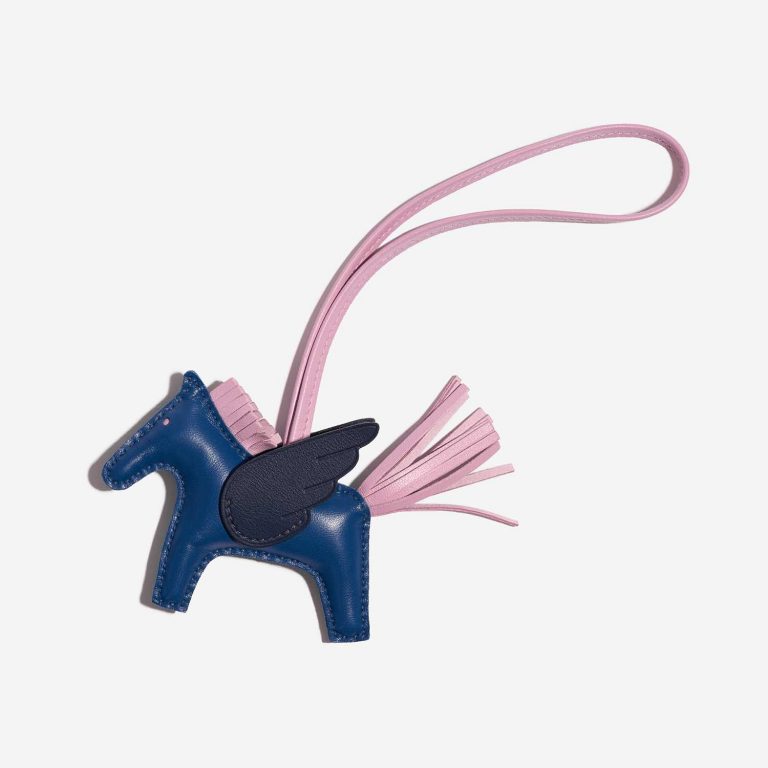 Hermès RodeoPegasus PM BluedeFrance-MauveSylvestre-BlueSaphir Front  | Sell your designer bag on Saclab.com