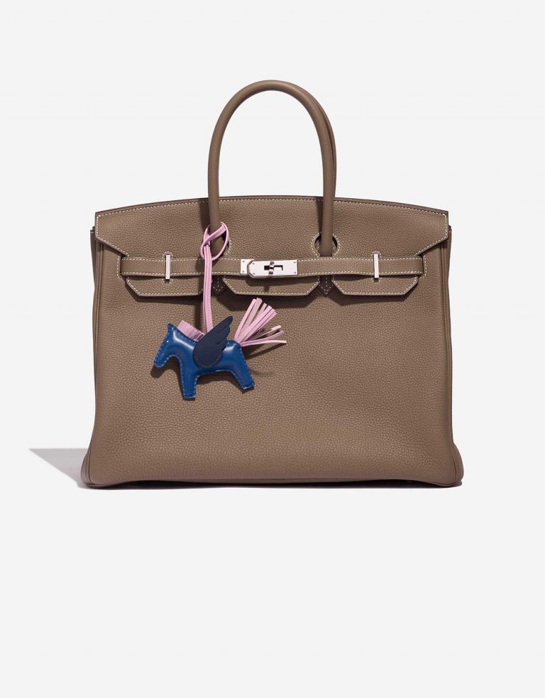 Hermès RodeoPegasus PM BluedeFrance-MauveSylvestre-BlueSaphir Closing System  | Sell your designer bag on Saclab.com