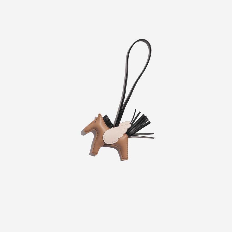 Hermès RodeoPegasusPM OneSize Chai-Nata-Black Front  | Sell your designer bag on Saclab.com