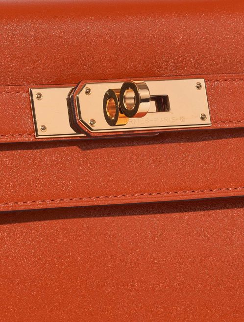 Hermès Kelly 28 TerreBattue Closing System  | Sell your designer bag on Saclab.com