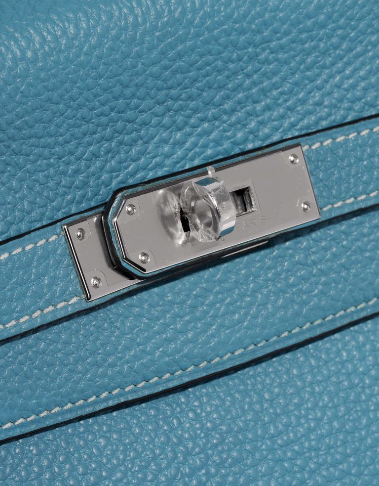 Hermès Kelly 35 BlueJean Closing System  | Sell your designer bag on Saclab.com