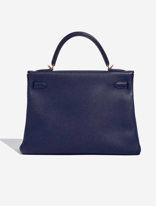 Hermès Kelly 32 BlueEncre Back  | Sell your designer bag on Saclab.com