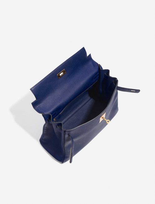 Hermès Kelly 32 BlueEncre Inside  | Sell your designer bag on Saclab.com