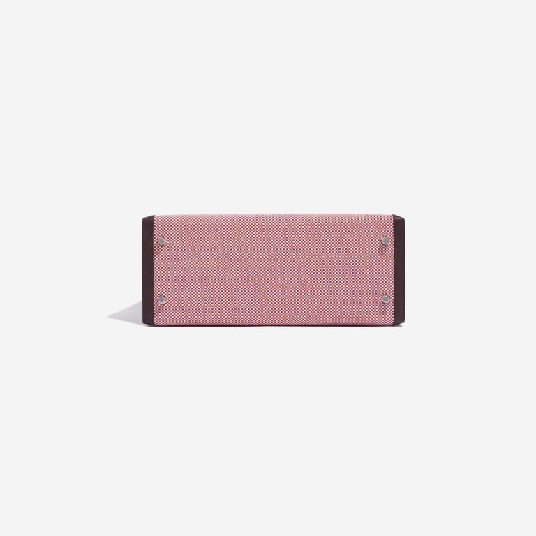 Hermès Kelly 28 Ecru-RougeSellier-Anemone-Brique Bottom  | Sell your designer bag on Saclab.com