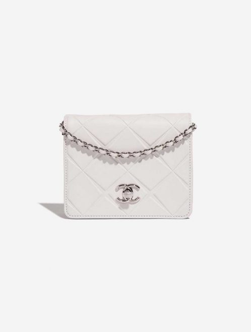 Chanel Timeless MiniFlap White Front  | Sell your designer bag on Saclab.com