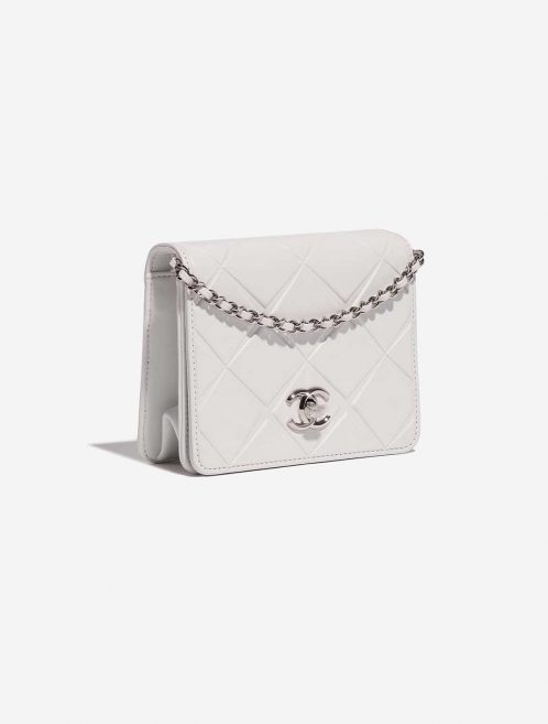 Chanel Timeless MiniFlap White Side Front  | Sell your designer bag on Saclab.com