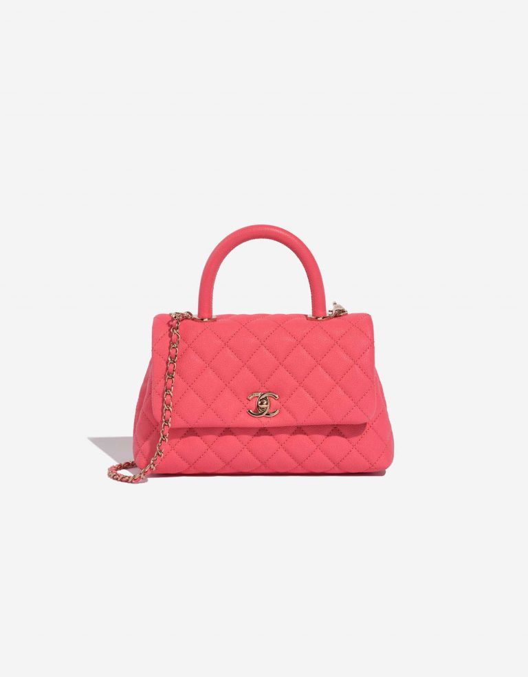 Chanel TimelessHandle Small Pink Front  | Sell your designer bag on Saclab.com