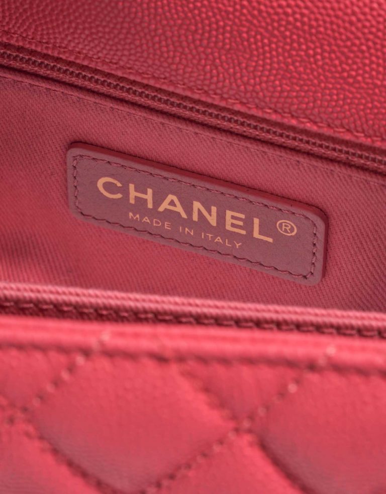 Chanel TimelessHandle Small Pink Logo  | Sell your designer bag on Saclab.com