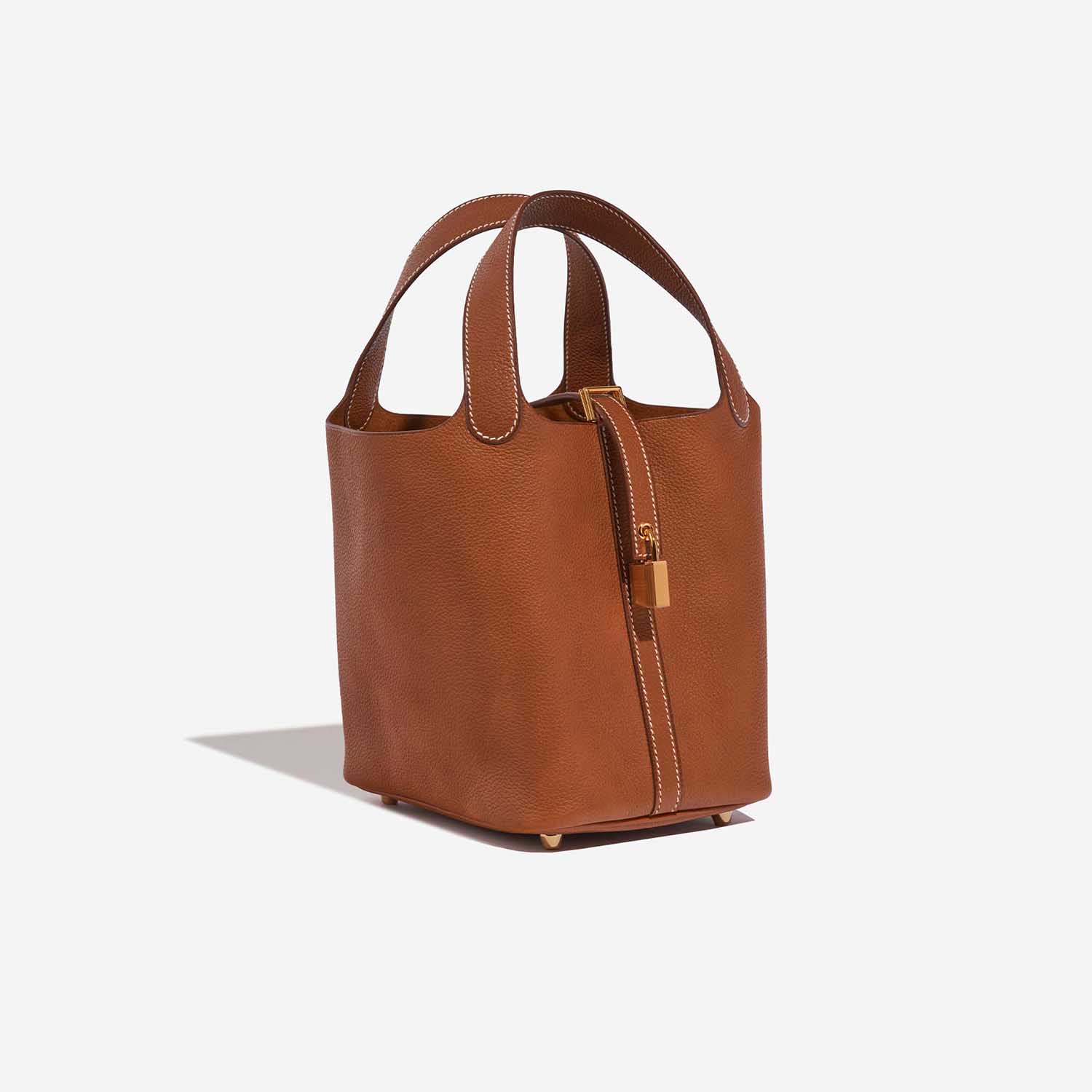 再入荷【HERMES】ピコタンPicotin Lock 18 Bag Barenia Faubourg Hermès Fauve Barenia Faubourg Picotin Lock 18 Gold Hardware