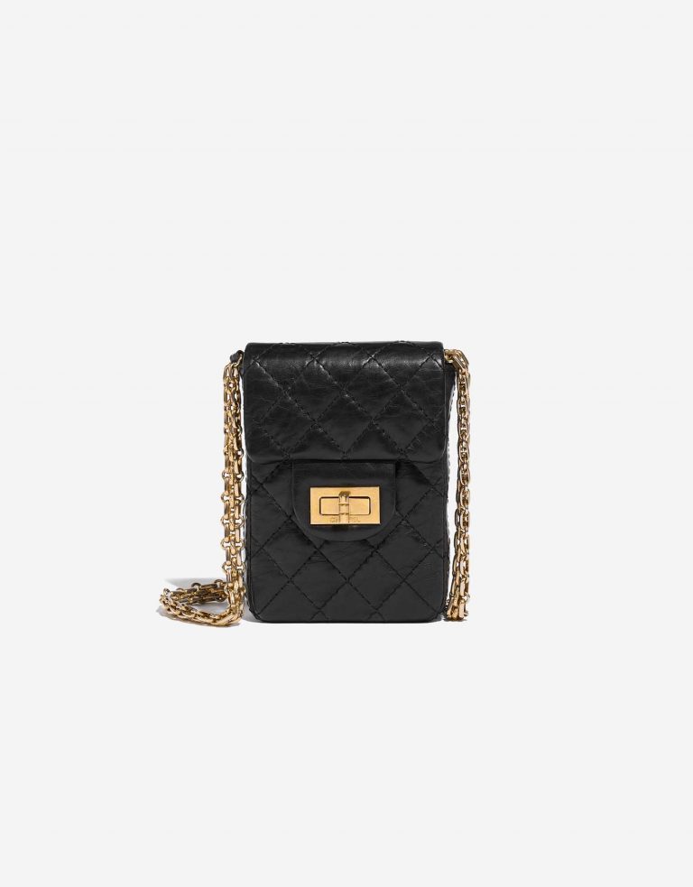 Chanel 255 Reissue Mini Black Front  | Sell your designer bag on Saclab.com