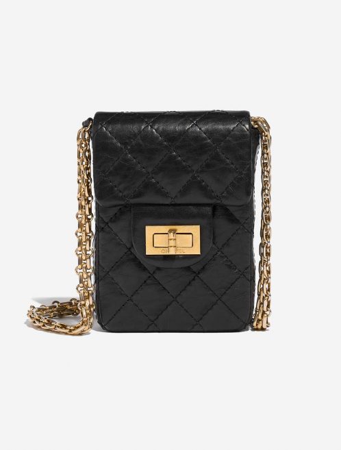 Chanel 255 Reissue Mini Black Front  | Sell your designer bag on Saclab.com
