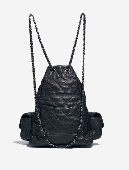 Chanel Backpack DarkBlue-Grey Back  | Sell your designer bag on Saclab.com