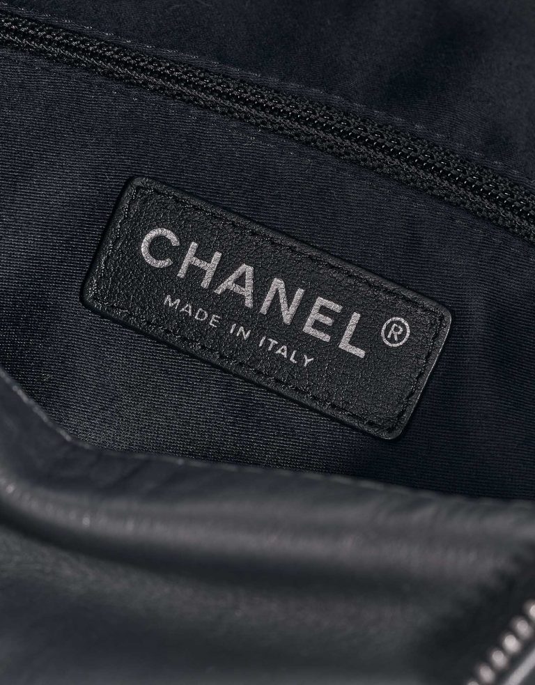 Chanel Backpack DarkBlue-Grey Logo  | Sell your designer bag on Saclab.com