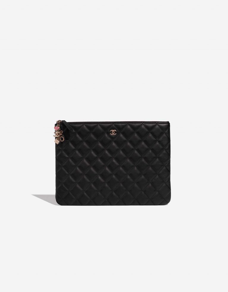 Chanel Timeless Clutch Black Front  | Sell your designer bag on Saclab.com