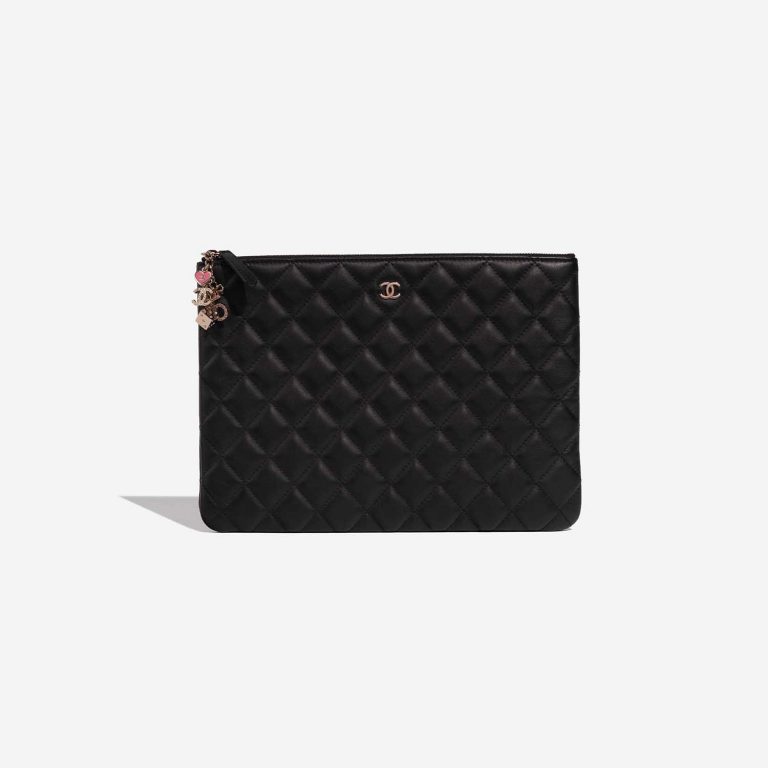 Chanel Timeless Clutch Black Front  | Sell your designer bag on Saclab.com