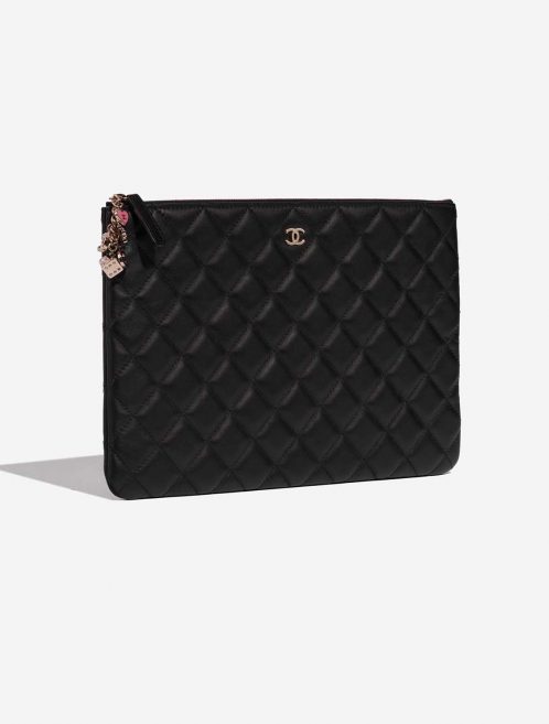 Chanel Timeless Clutch Black Side Front  | Sell your designer bag on Saclab.com