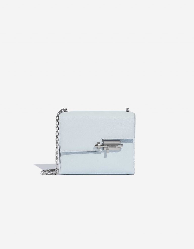 Hermès VerrouChaîne Mini BleuBrume Front  | Sell your designer bag on Saclab.com