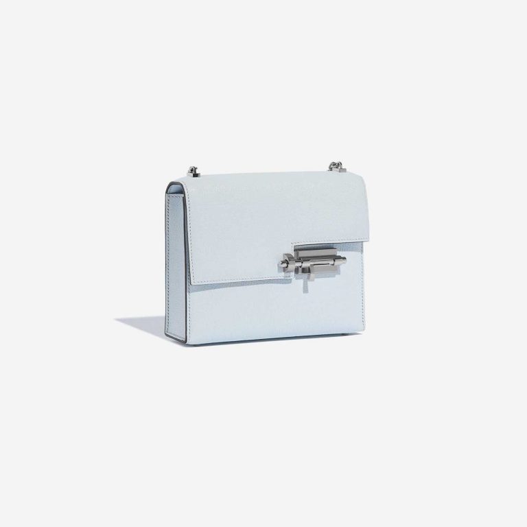 Hermès VerrouChaîne Mini BleuBrume Side Front  | Sell your designer bag on Saclab.com