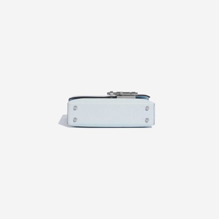 Hermès VerrouChaîne Mini BleuBrume Bottom  | Sell your designer bag on Saclab.com