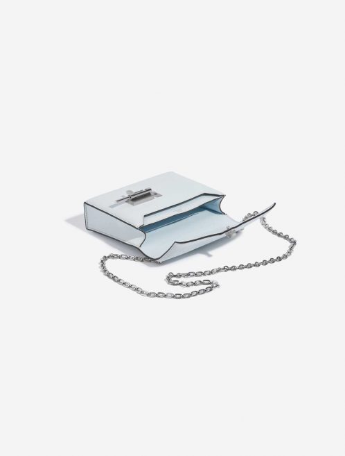 Hermès VerrouChaîne Mini BleuBrume Inside  | Sell your designer bag on Saclab.com