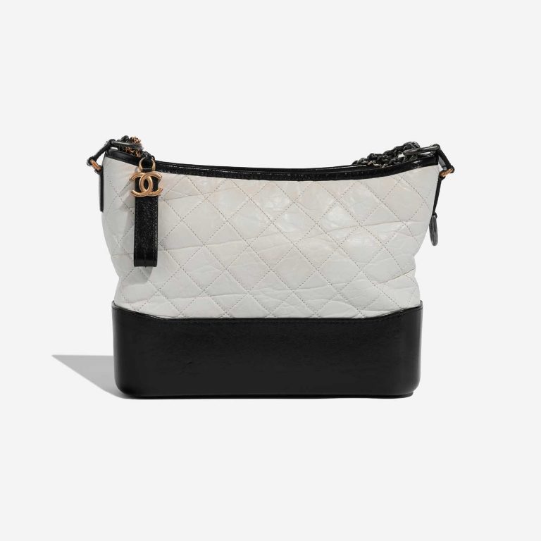 Chanel Gabrielle Medium Calf Black / White | Sell your designer bag